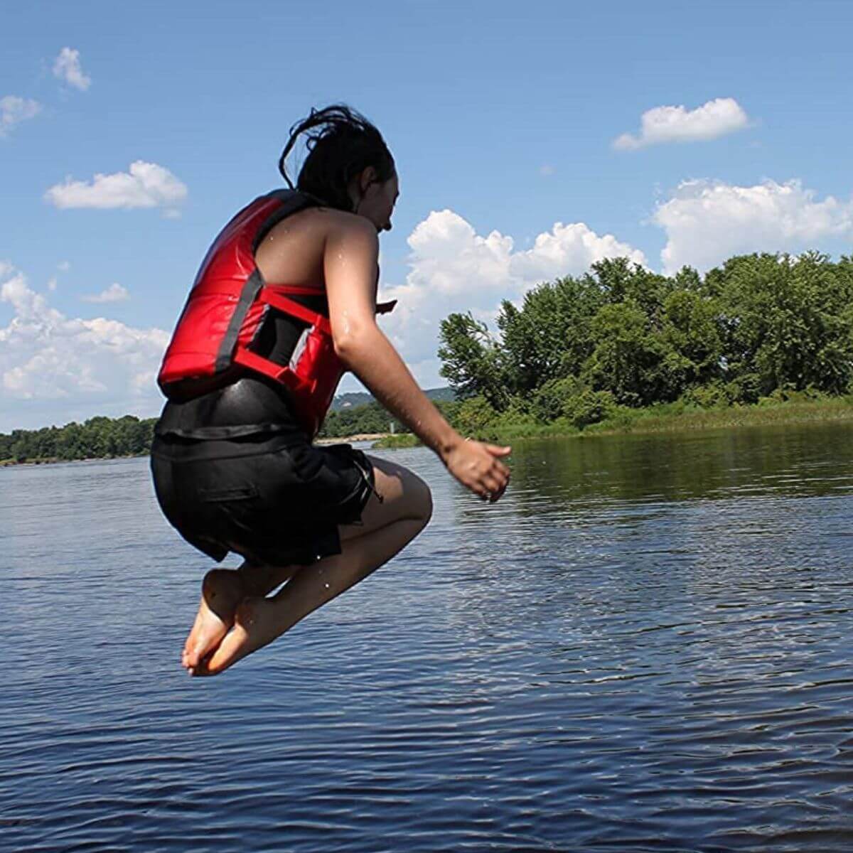 Adults Kids Life Vest Buoyancy Aid, Adjustable Unisex Swim Flotation Vest With Rescue Whistle For Outdoor Watersports Kayaking Fishing Surfing Snorkel Rafting(Yellow,S